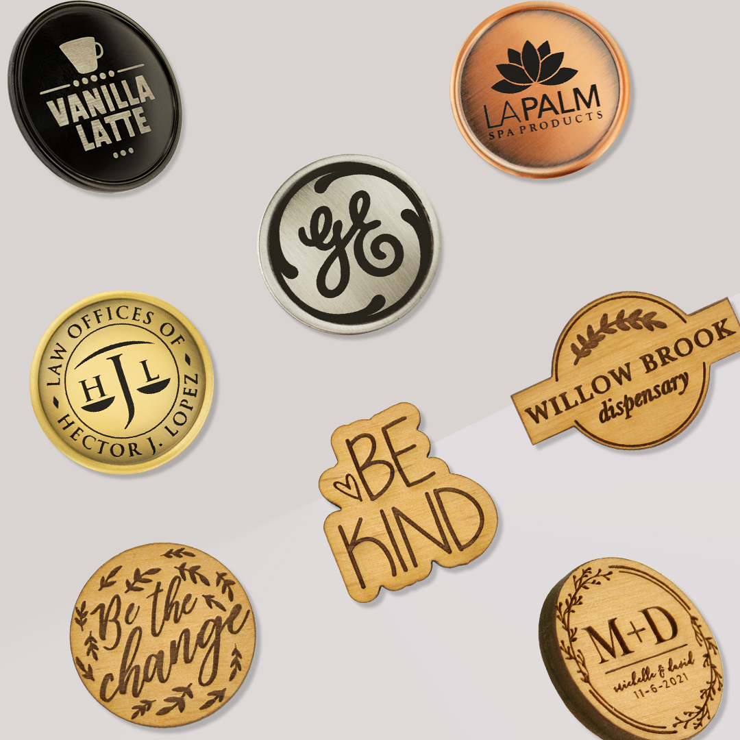 Flawless Pins and Buttons for Sale
